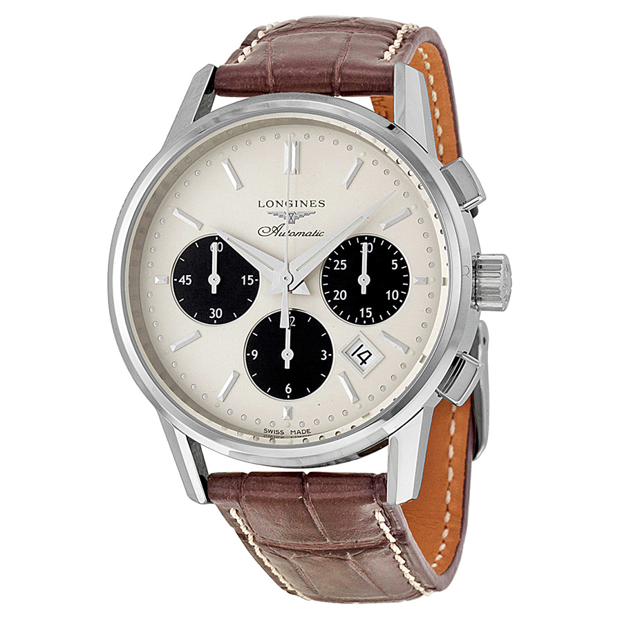 Longines Heritage L2.749.4.02.2 Auto Chronograph Silver Case Blue Dial Watch