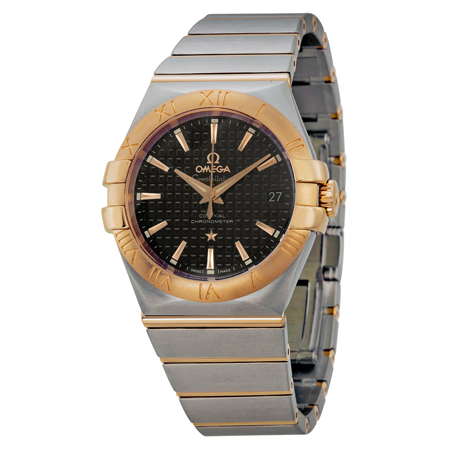 Omega Constellation 12320352 Black Dial Automatic Steel Replica Watch