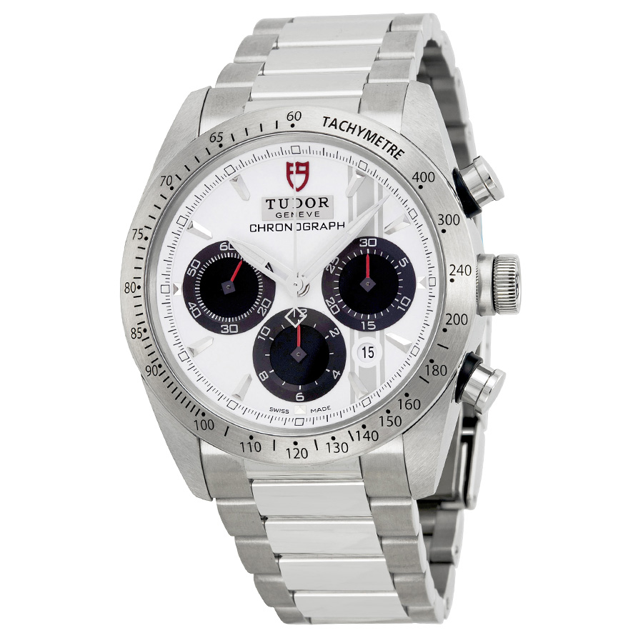 Tudor Fastrider Chronograph Mens Watch - Automatic Black Steel 42mm Replic