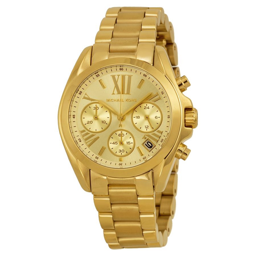 Michael Kors Bradshaw MK5798 Imitation Champagne Dial Steel 28mm Ladies Watch