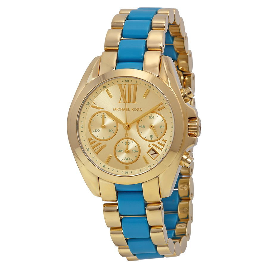 Michael Kors Bradshaw MK5908 Imitation Stainless Steel Automatic Watch - Jet Black Face, 34mm