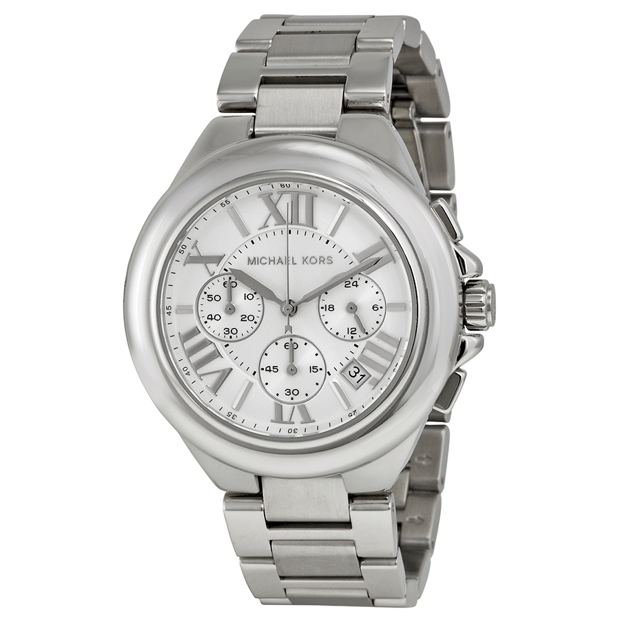 Michael Kors Camille MK5719 Chrono Silver Dial Stainless Steel 43mm