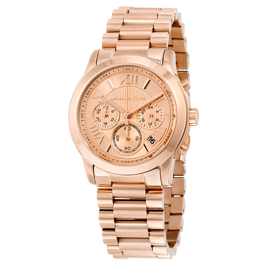 Michael Kors Cooper MK6275 Imitation Gold-Tone Ladies Watch with Swarovski Crystals