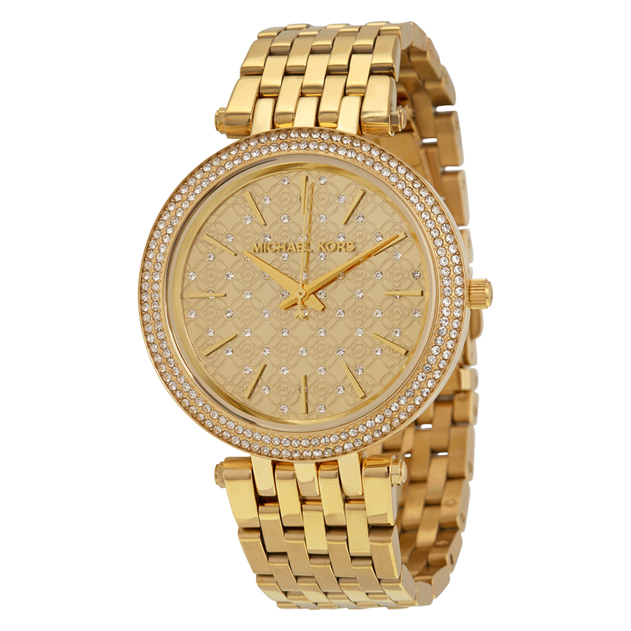 Michael Kors MK3398 Darci Stainless Steel Mother of Pearl Dial Lady's Watch