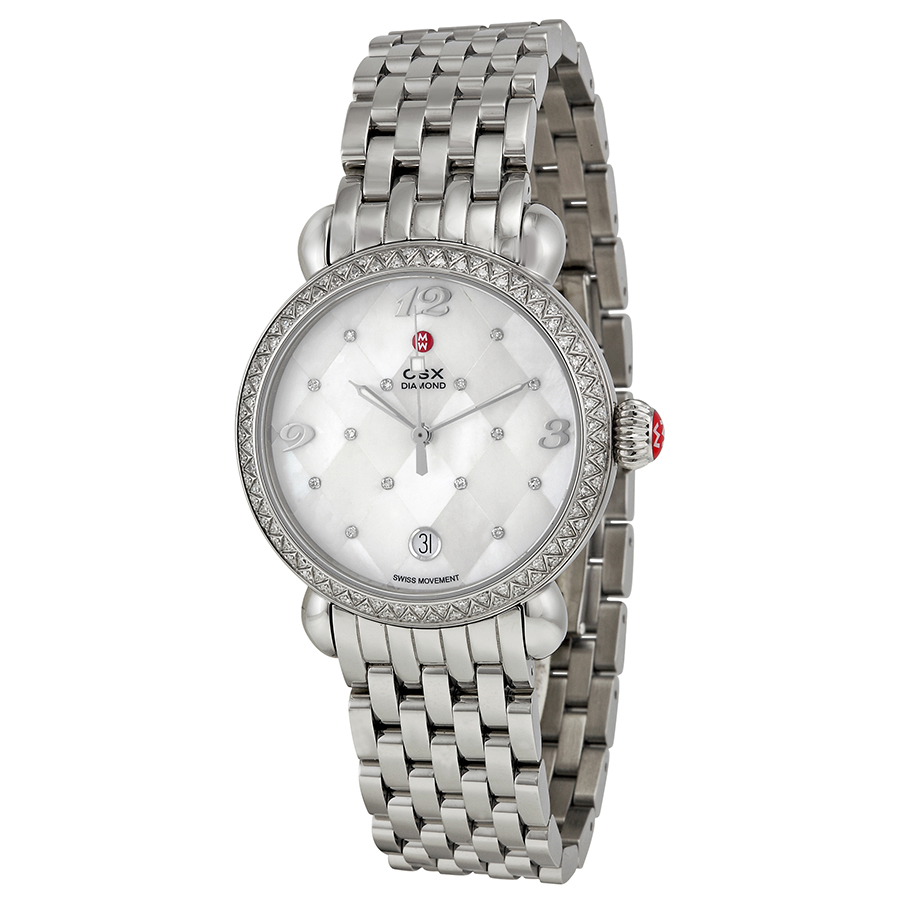 CSX MWW03R000002 Swiss Clone Automatic Watch - Polished Steel Case Jet Black Face 50m Water Resistant