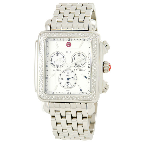 Michele MWW06J000008 Imitation Pearl Subdial Automatic Silver Watch
