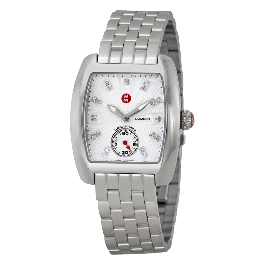 Urban Chic Michele MWW02A000502 Quartz Chrono Watch - Elegant Stainless Steel Case