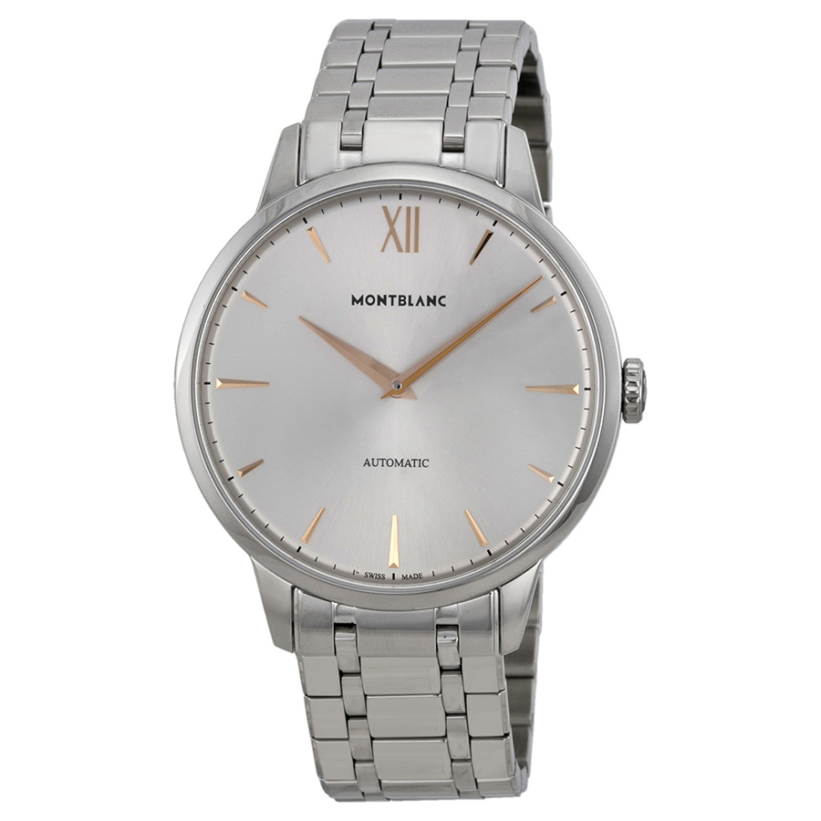 Montblanc Meisterstuck Clone 110696 Silver White Automatic 42mm Watch