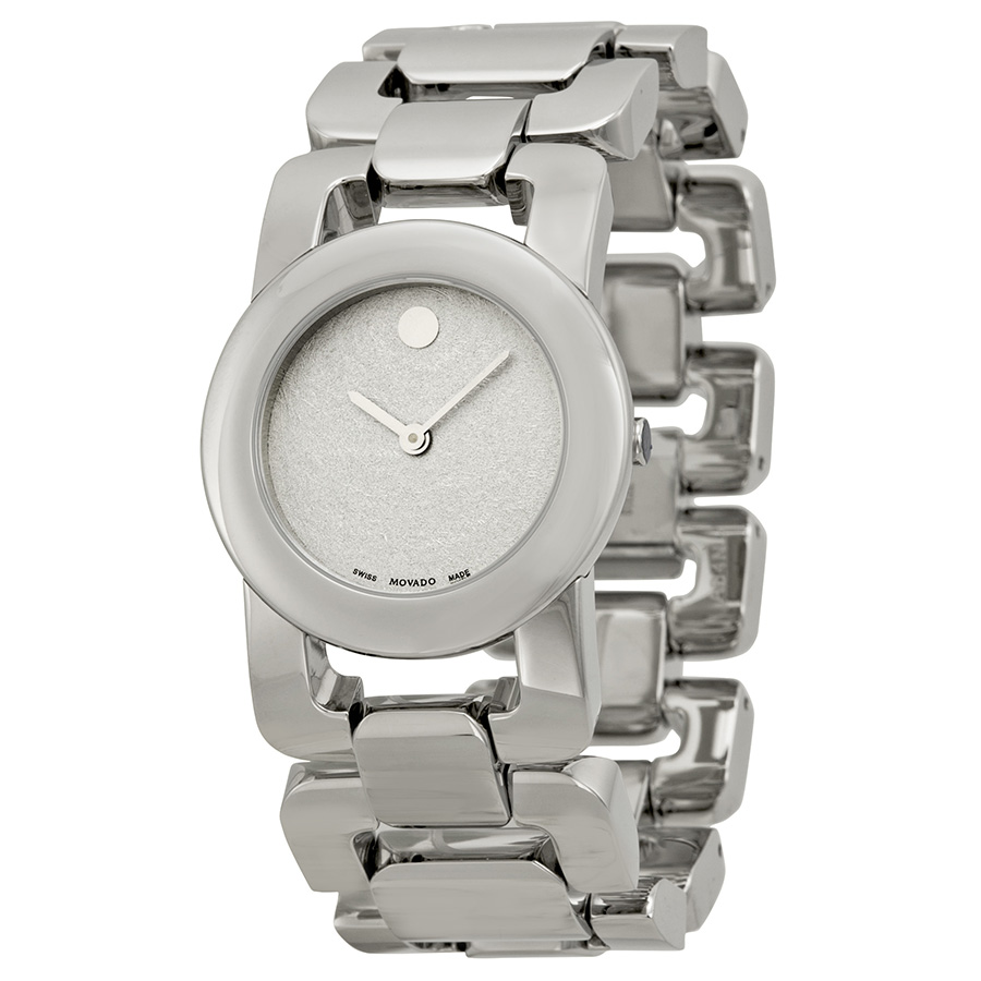 Movado Luma 0606543 Stainless Steel Automatic Chronograph Jet Black Watch