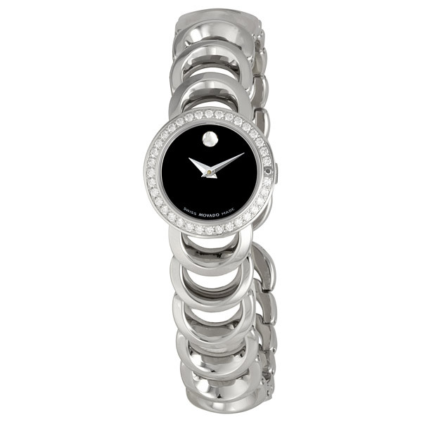 Luxury Quartz Rondiro Chronograph by Movado - 0606251 - Silver Dial Watch