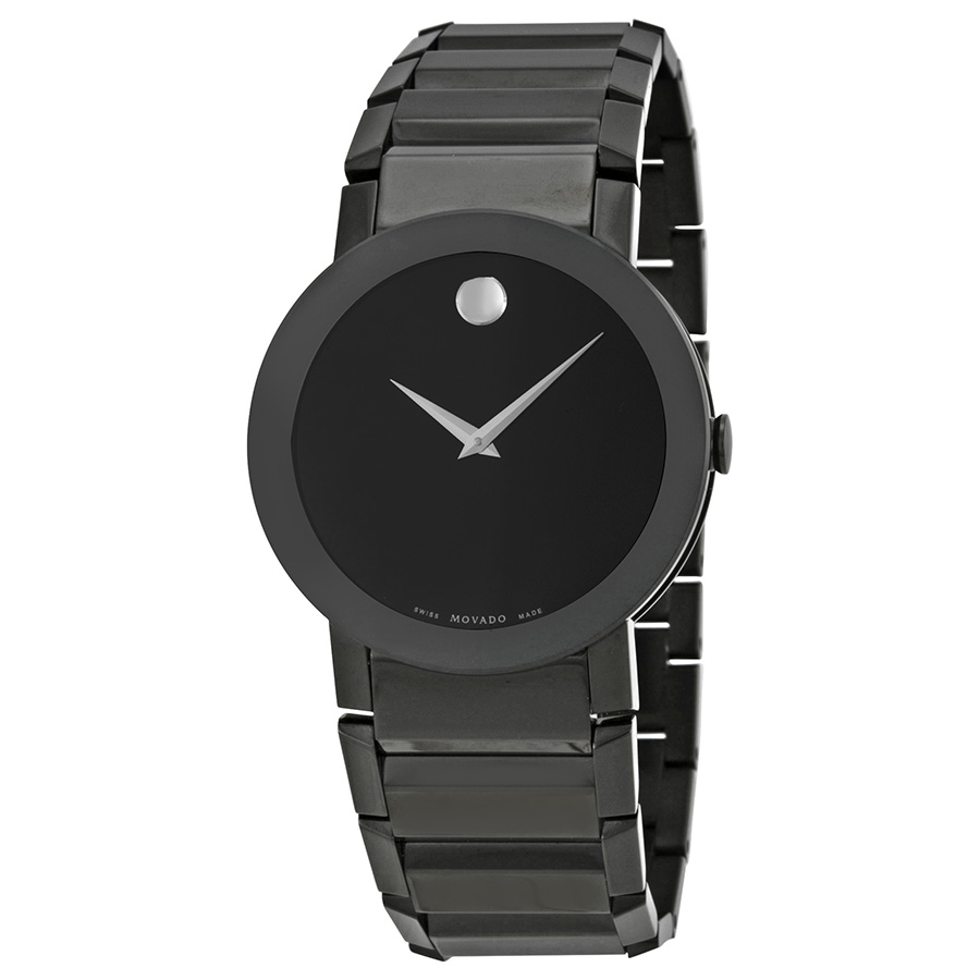 Swiss Clone Movado Sapphire 0606307 Elegant Blue Sunray Watch