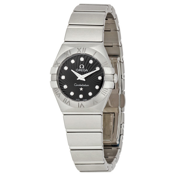 Omega Constellation Masterpiece Quartz 24mm Stainless Steel Silver Dial Watch