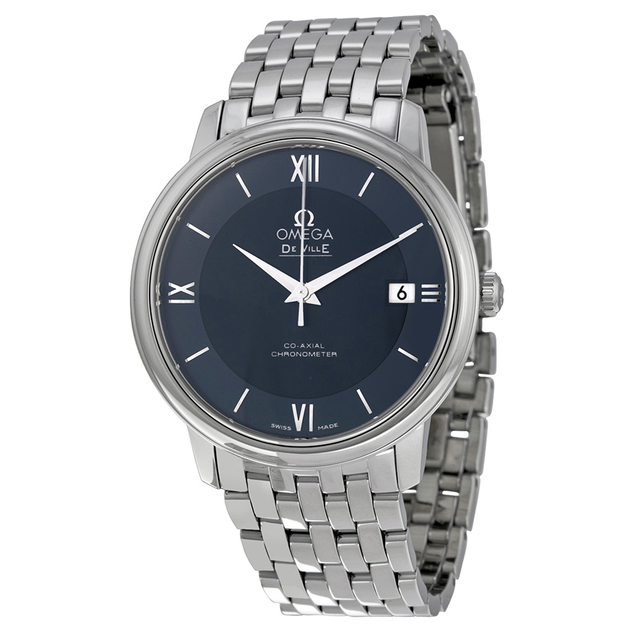 Omega DeVille 41mm Swiss Clone Automatic Silver Dial Watch