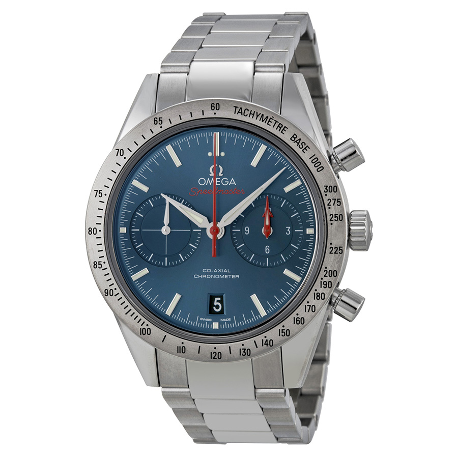 Omega Speedy Pro Chronograph 42mm Steel Automatic Jet Black Face Water-Resistant Watch
