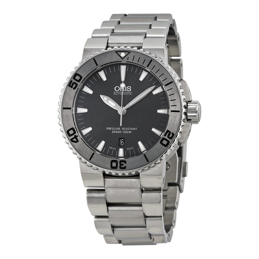 Oris Aquis Dive Pro Automatic Steel Blue Face Water-Resistant Watch