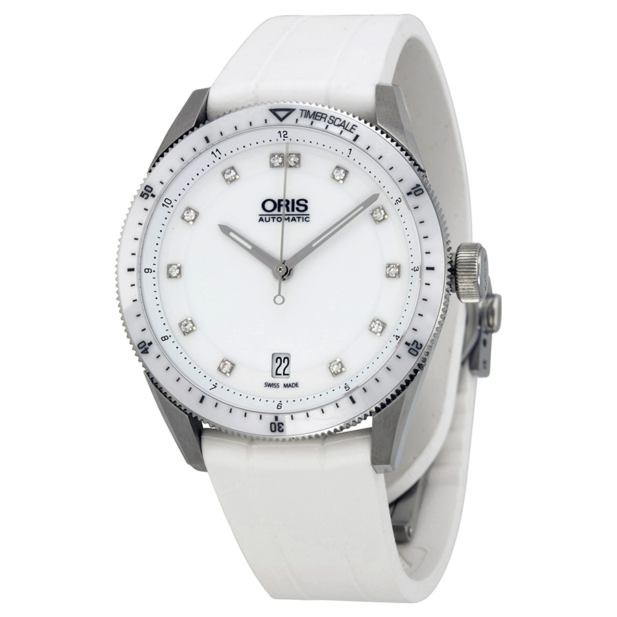 Oris Artix 01 Automatic Diver Chrono Watch - Steel Case - Black Face - 30mm