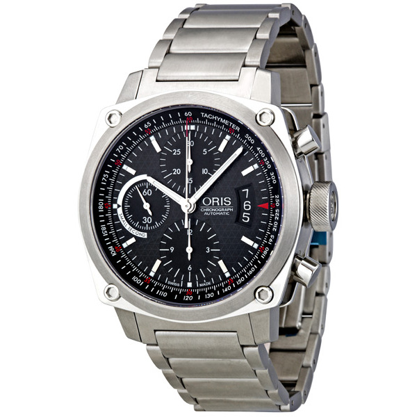 Oris BC4 Black Dial Automatic Pilot Watch with Stainless Steel Case