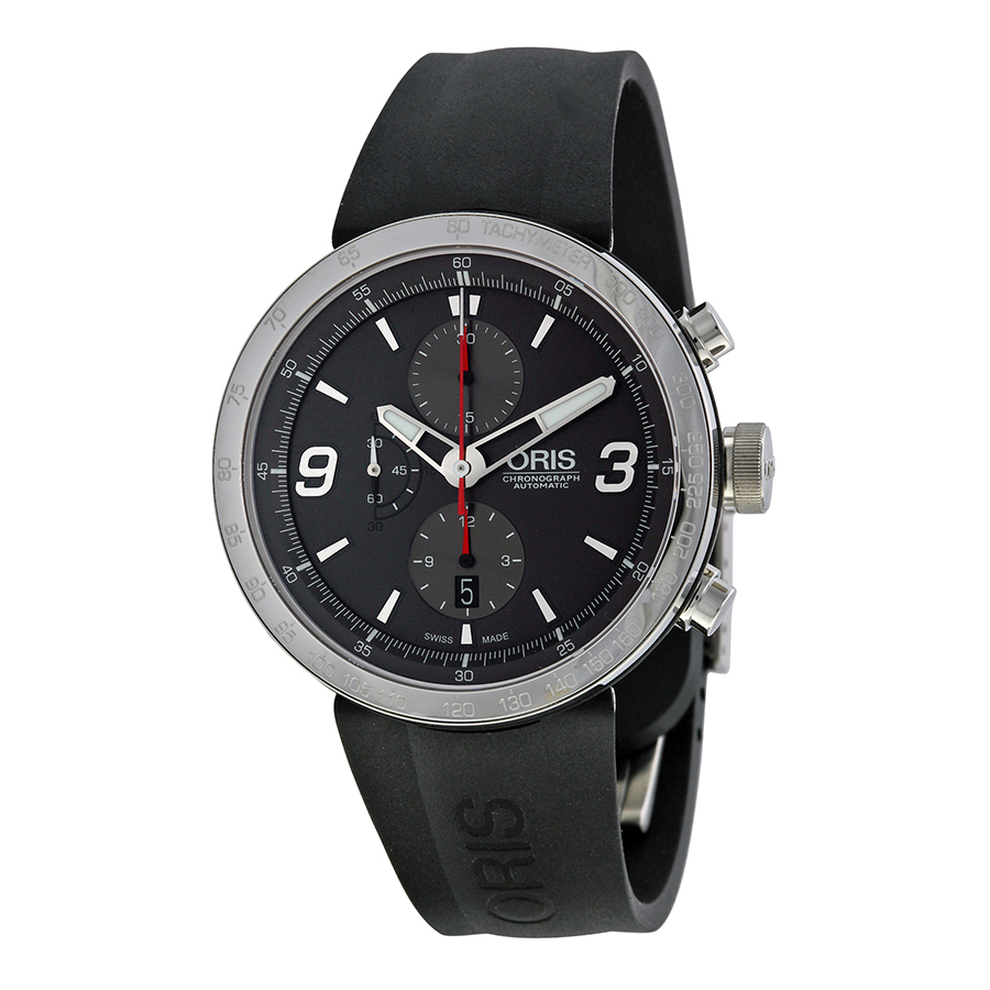 Oris TT1 Pilot Automatic Chronograph Black Face Water Resistant Watch