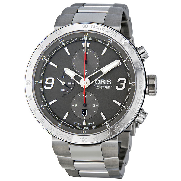 Oris TT1 Automatic Chronograph 42mm Stainless Steel Dive Watch - Deep Blue Dial