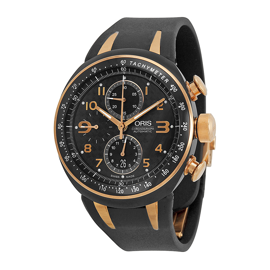 Oris TT3 Racer Carbon Fiber Case Automatic Black Dial Watch