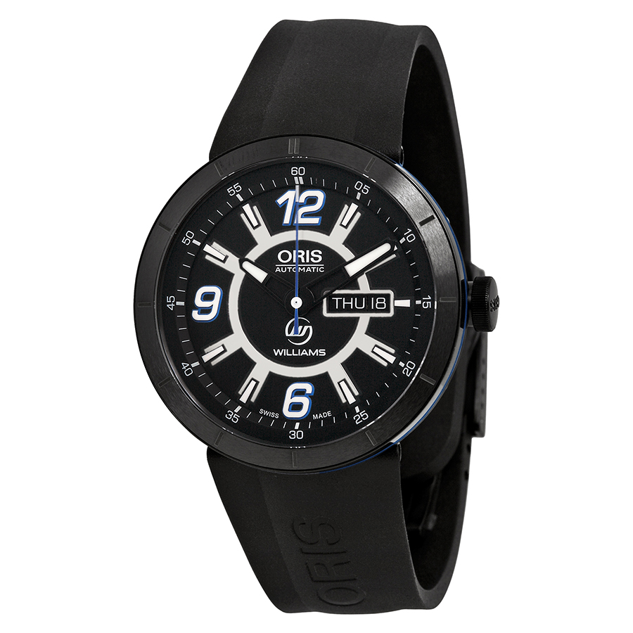 Oris Williams F1 01 735 Clone Automatic Chronograph Black Dial Watch