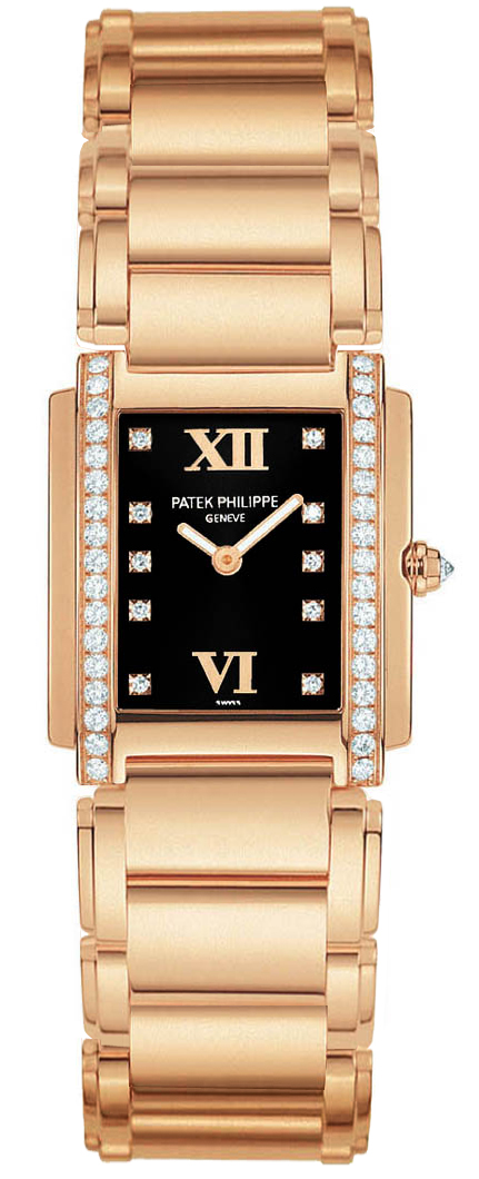 Patek Philippe Twenty~4 Black Steel Automatic Dive Watch