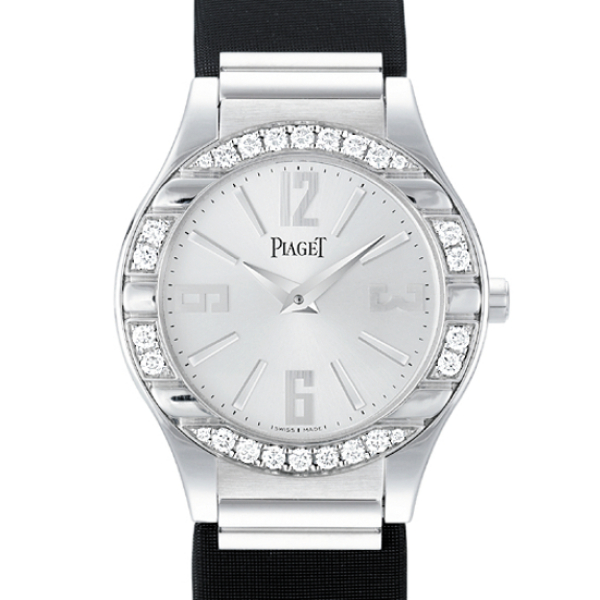 Piaget Polo Silver 36mm - Quartz - 18k White Gold - Silver - 100m Water Res.