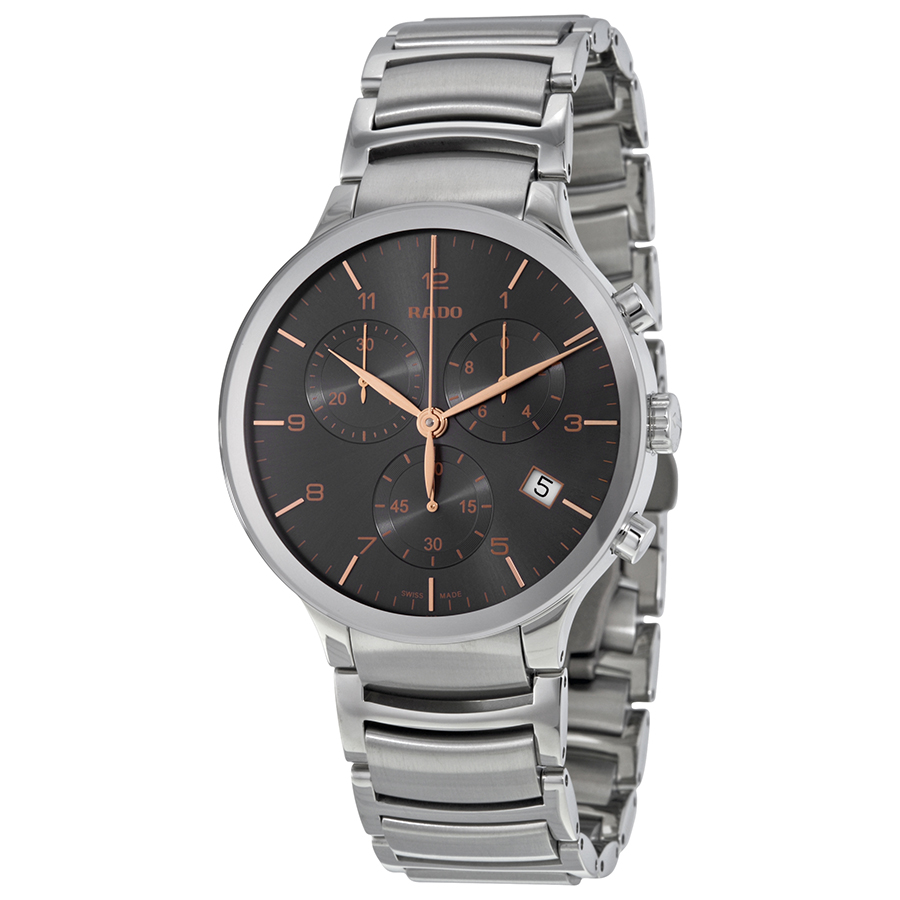 Rado Centrix R30122103 Clone Automatic Black Dial Chronograph Watch