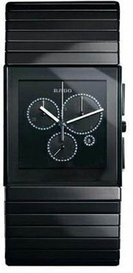 Rado Ceramica R21714702 Black Ceramic Dive Watch - Automatic, 41mm, Scratch-Resistant Face