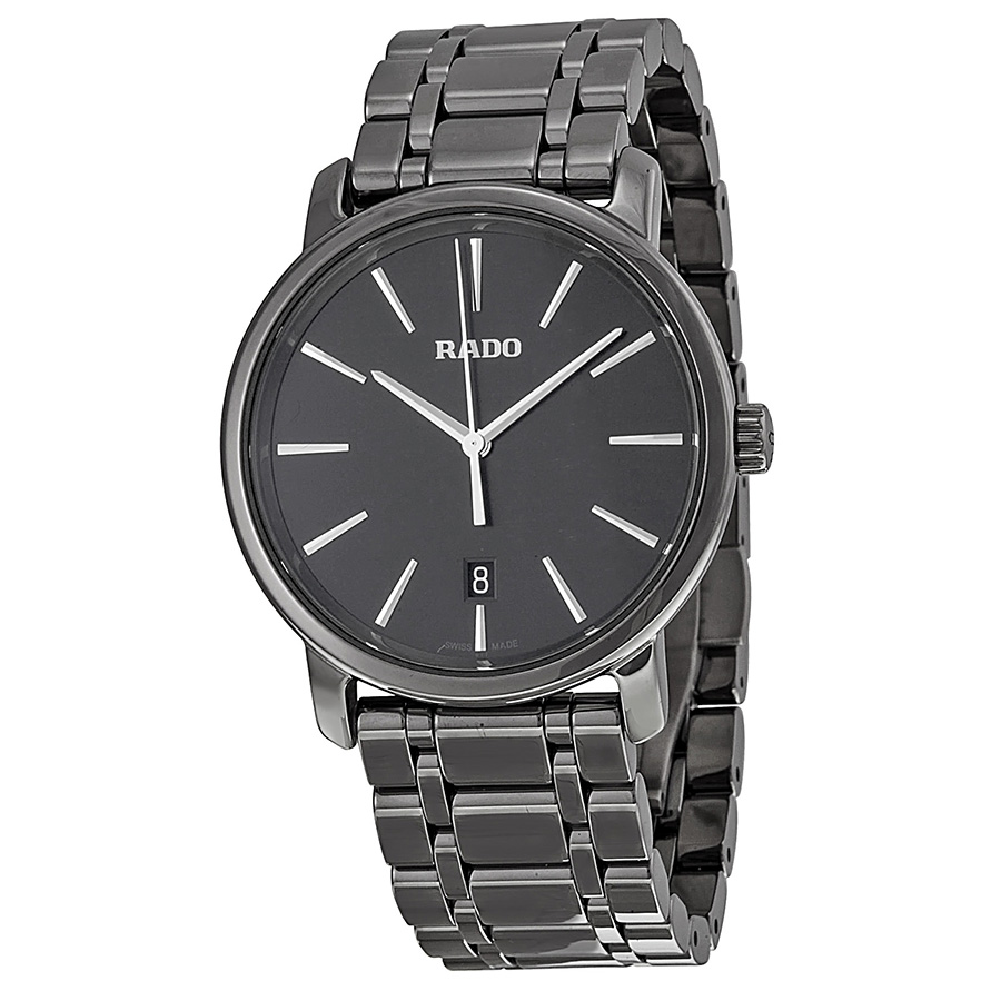 Rado Diamaster Swiss Automatic Diamond-Touch Watch in Chrome