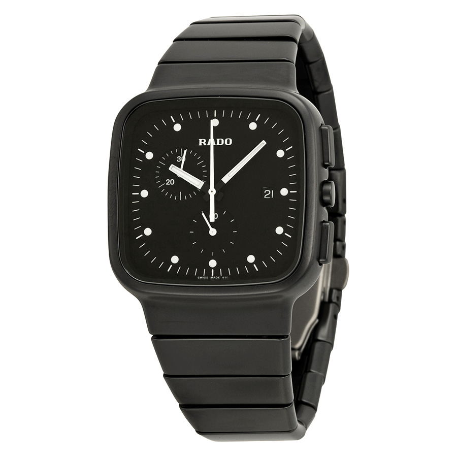 Rado R5.5 R28886182 Clone Automatic Timepiece with Black Dial & Stainless Steel Case