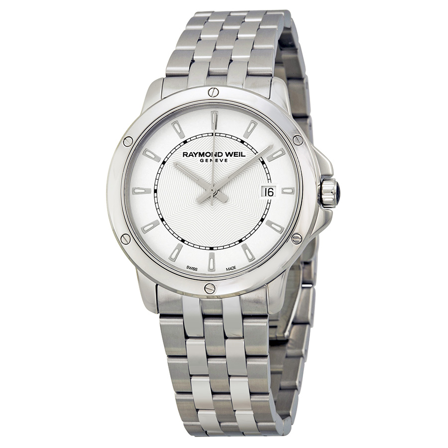 Raymond Weil Tango Chronograph Quartz Men's Watch - Black Leather Band - 42mm Case