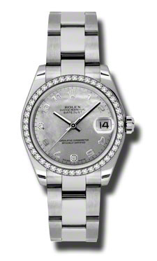 Rolex Datejust 178384WGDMADO Automatic Imitation Gold Dial 31mm Women's Watch