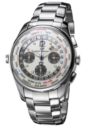 Girard Perregaux Global Timepiece 49805-11-152-11A Self-Winding Jet Black Chronograph Watch