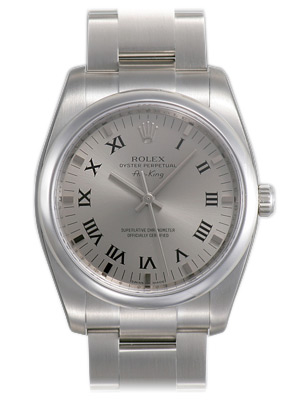 Rolex Airking Dive Replica Automatic Steel Case 40mm Black Face Water Resistant Watch