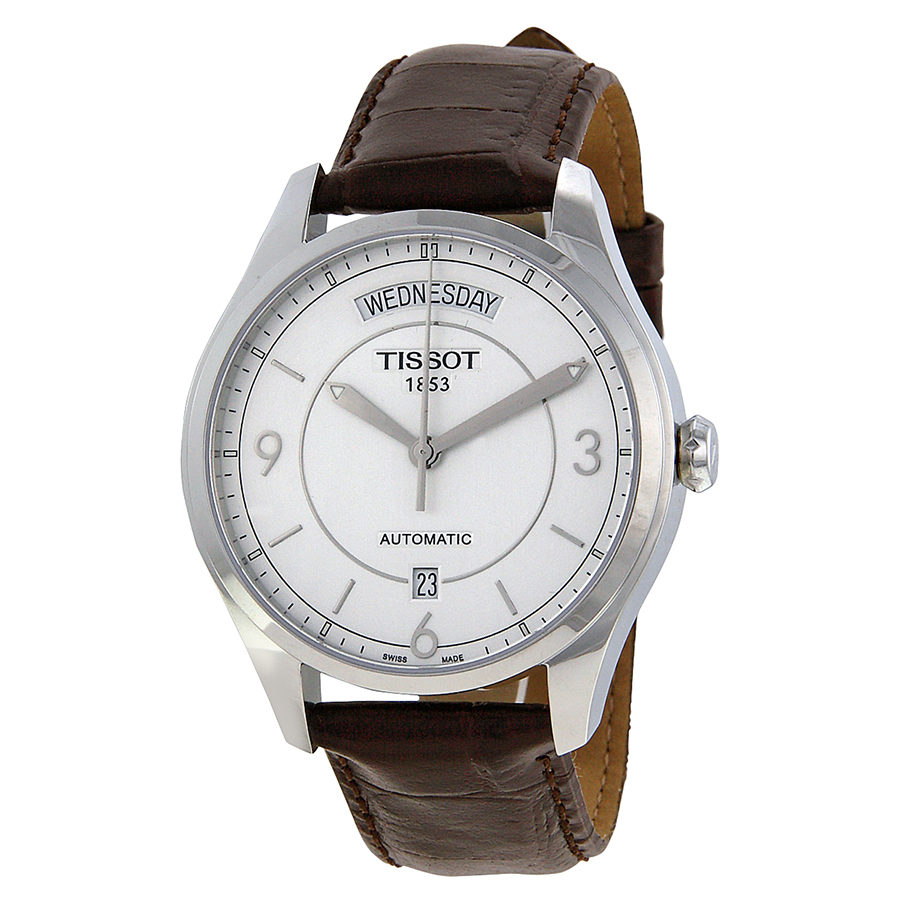 Tissot T-Classic Timepiece Automatic 16mm Case Jet Black Face Mens Watch