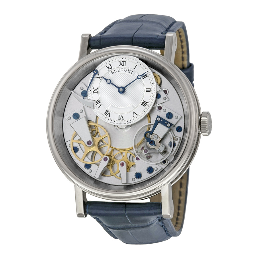 Breguet Tradition Skeleton Timepiece 7057BB119W6 - Swiss Made, Black Enamel Dial
