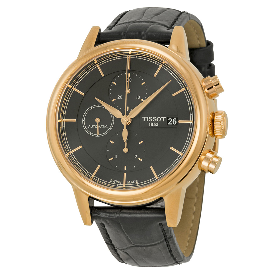 Tissot Carson Swiss Imitation 36mm Gold-Tone Case Automatic Silver Face Watch