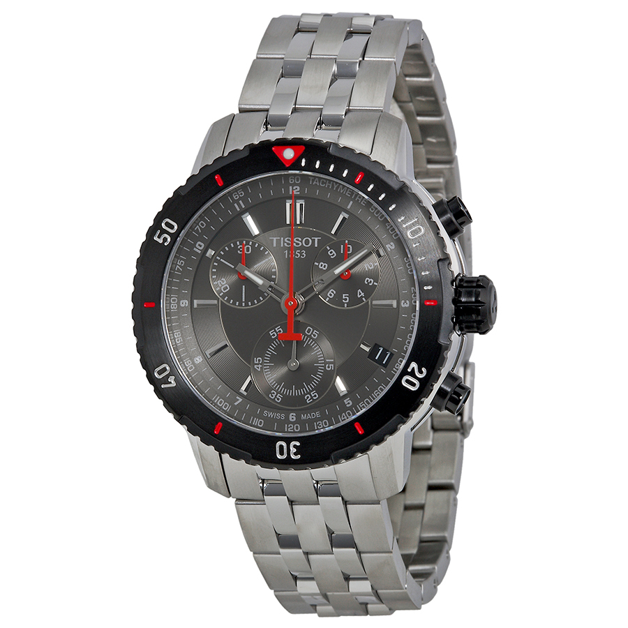 Tissot PRS 200 T0674172105100 Black PVD Case Automatic Jet Black Dial Watch
