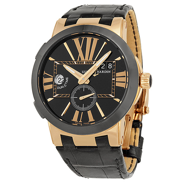 Ulysse Nardin Executive Swiss Made Automatic Black Dial 42mm Men's Watch