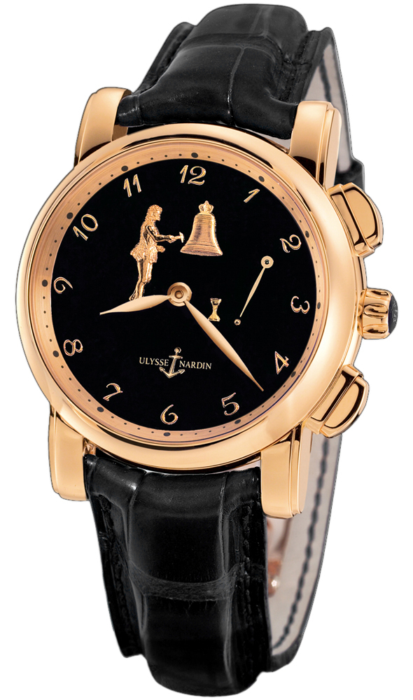 Ulysse Nardin Hourstriker 18kt Rose Gold Masterpiece Auto Chronograph Watch