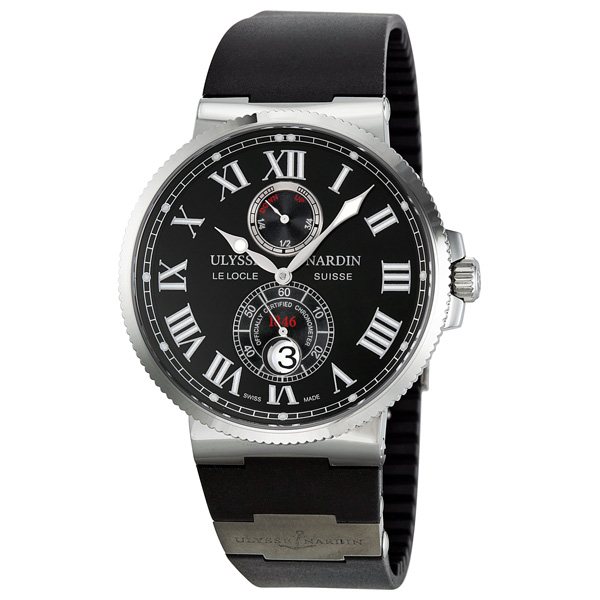 Ulysse Nardin Maxi Marine Dive Chrono Swiss Automatic Jet Black Face Water-Resistant Watch