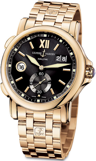 Ulysse Nardin Quadrato Clone 41mm Steel Case Automatic Jet Black Face Water Resistant Mens Watch