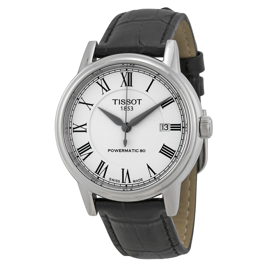 Tissot Carson T0854071601300: Swiss Automatic Chronograph 41mm Blacked-Iron Case & Black Dial Watch