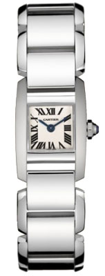 Cartier Tank Solo Automatic 28mm Silver Face Quartz Ladies Watch