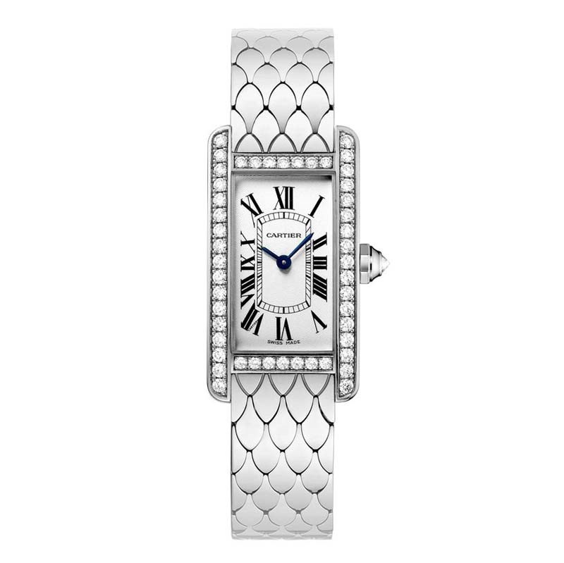 Cartier Tank Solo Chronograph Imitation Watch - Silver Dial, Quartz Movement