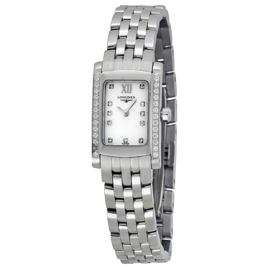 Longines DolceVita Mother of Pearl Dial Steel Quartz Ladies Watch