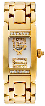 Audemars Piguet Promesse Quartz Timepiece, Swiss Precision, Ladies' 18K Rose Gold, Radiant Pink Dial