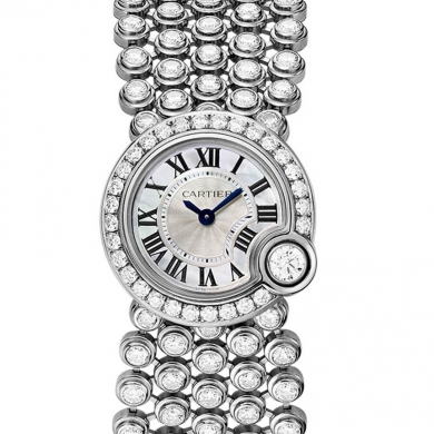 Cartier HPI00756 Diamond Accent 18K White Gold Automatic Chronograph Watch