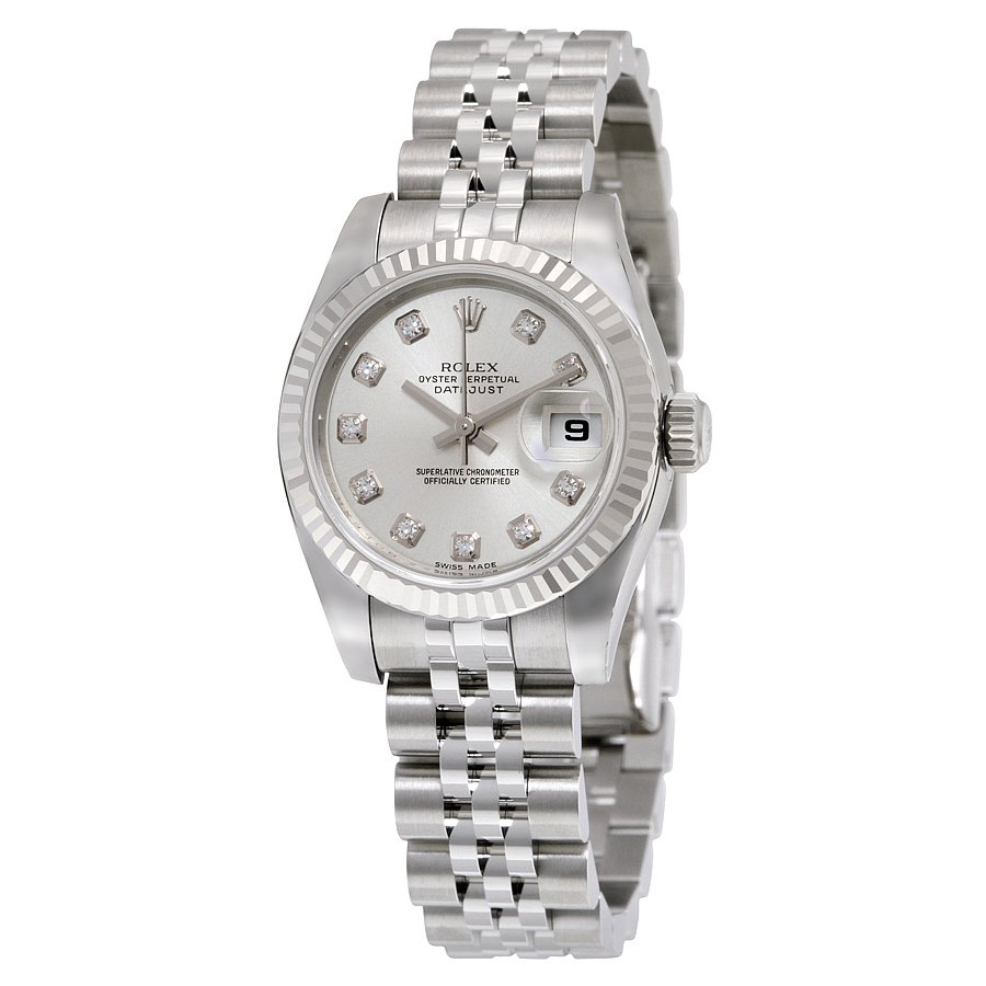 Rolex Datejust 179174-SDJ Steel & Diamond Bezel Automatic Watch - Genteel Elegance